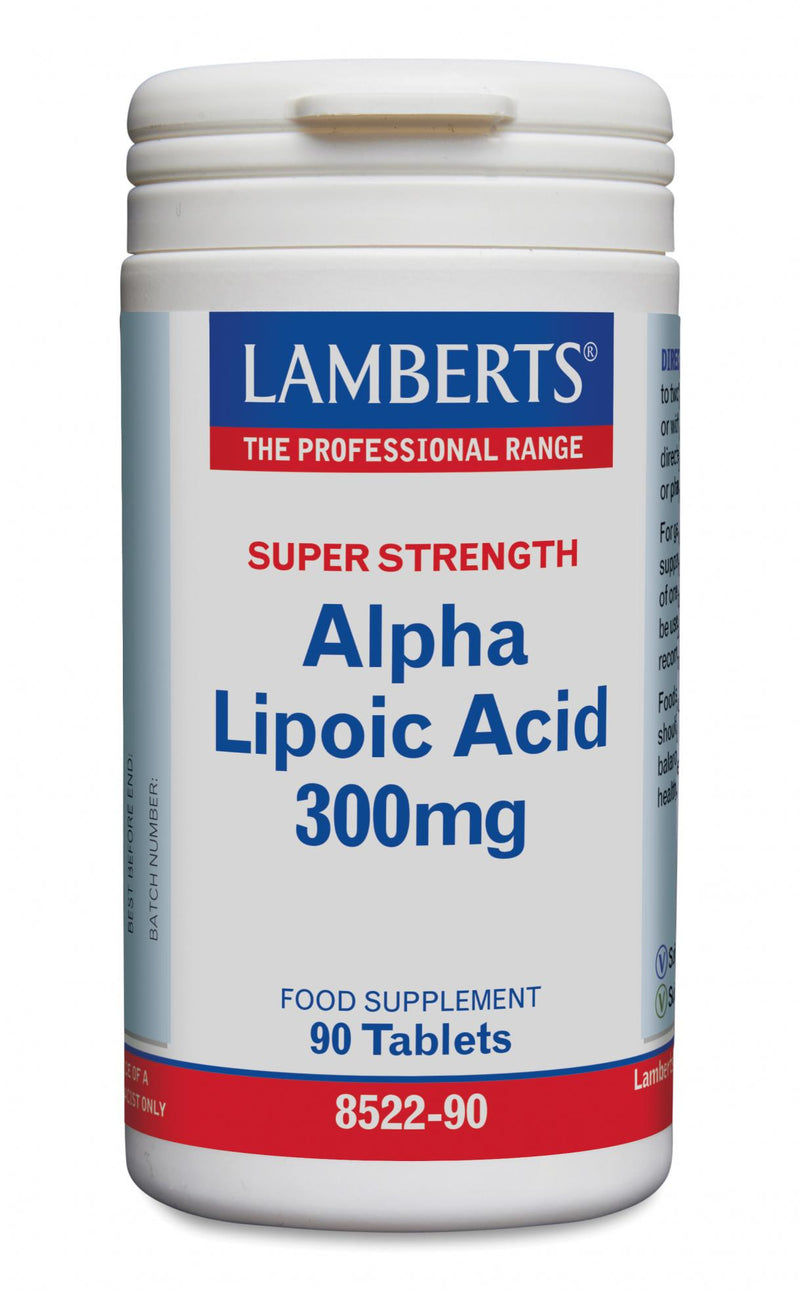 Lamberts Alpha Lipoic Acid 300mg 90's - Dennis the Chemist