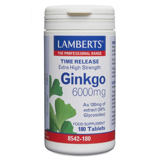 Lamberts Ginkgo 6000mg 180's - Dennis the Chemist