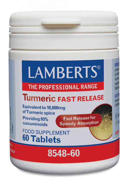 Lamberts Turmeric Fast Release 60's - Dennis the Chemist