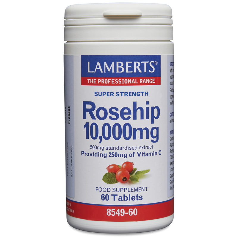 Lamberts Rosehip 10,000mg 60's - Dennis the Chemist