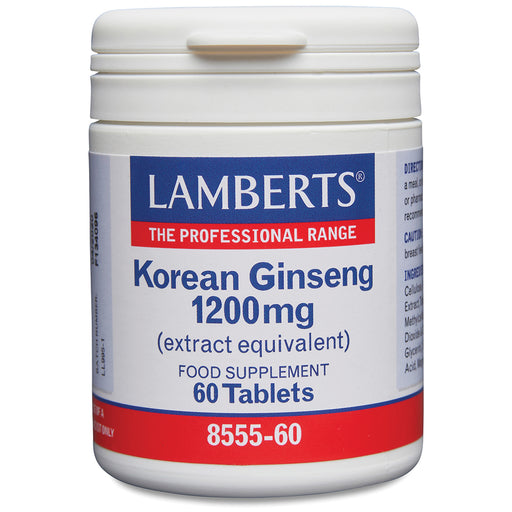 Lamberts Korean Ginseng 1200mg 60's - Dennis the Chemist
