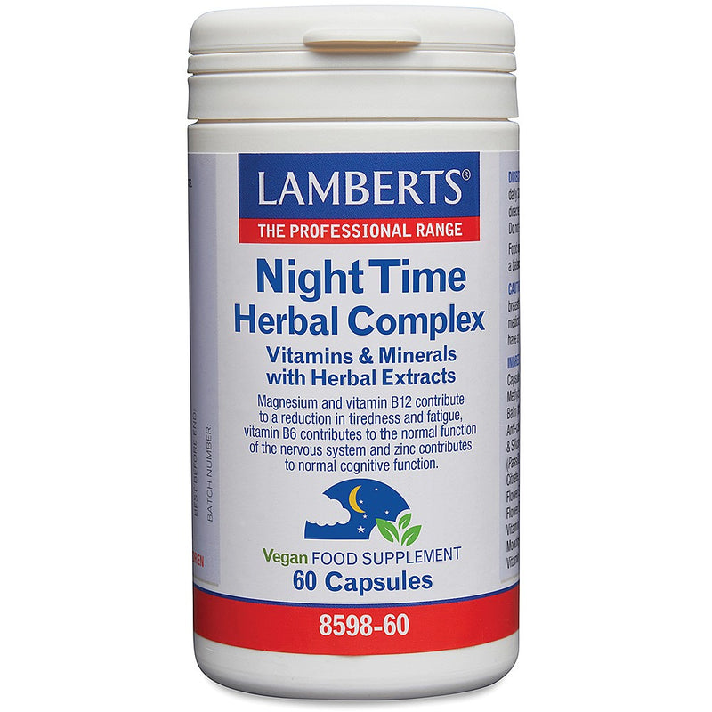 Lamberts NIght Time Herbal Complex 60s - Dennis the Chemist