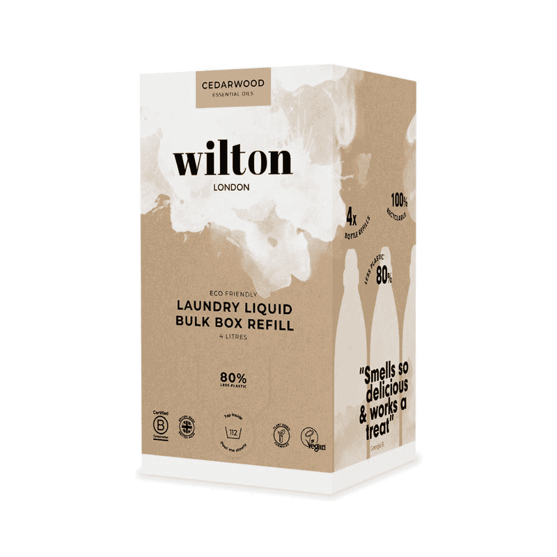 Wilton Laundry Liquid Bulk Box Refill Cedarwood 4 Litres
