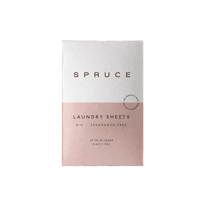 Spruce Laundry Sheets Bio Fragrance-Free 30 Sheets Up To 60 Loads