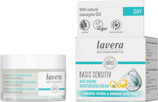 Lavera Basis Sensitiv Anti-Ageing Moisturising Day Cream 50ml - Dennis the Chemist