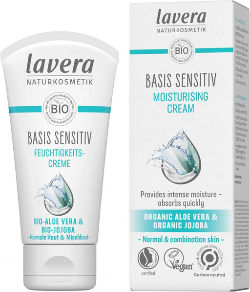 Lavera Basis Sensitiv Moisturising Cream 50ml - Dennis the Chemist