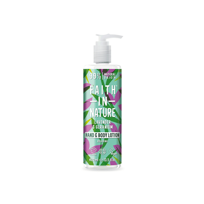 Faith In Nature Lavender & Geranium Hand & Body Lotion (Relaxing) 400ml