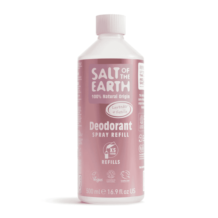 Salt of the Earth Lavender & Vanilla Deodorant Spray Refill 500ml
