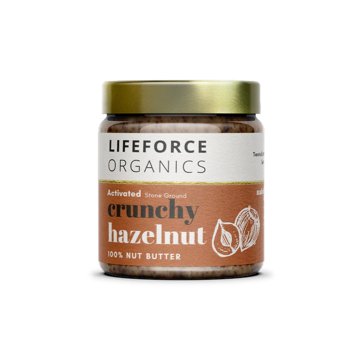 Lifeforce Organics Activated Crunchy Hazelnut Butter 220g SINGLE - Dennis the Chemist