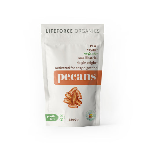 Lifeforce Organics Activated Pecans 250g SINGLE - Dennis the Chemist