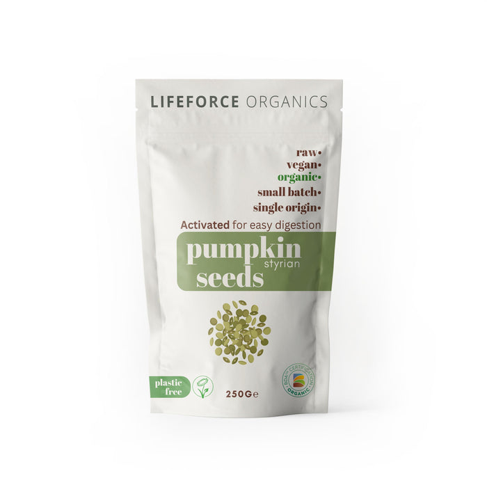 Lifeforce Organics Activated Pumpkin Seeds 250g SINGLE