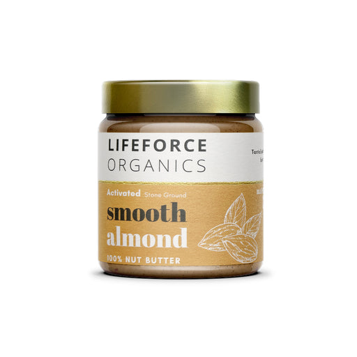Lifeforce Organics Activated Smooth Almond Nut Butter 220g - Dennis the Chemist