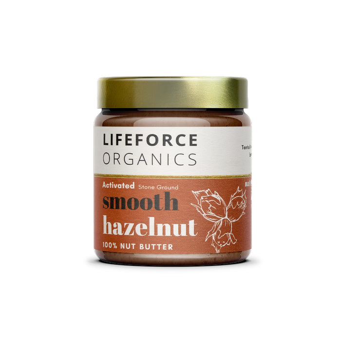 Lifeforce Organics Activated Smooth Hazelnut Butter 220g SINGLE - Dennis the Chemist