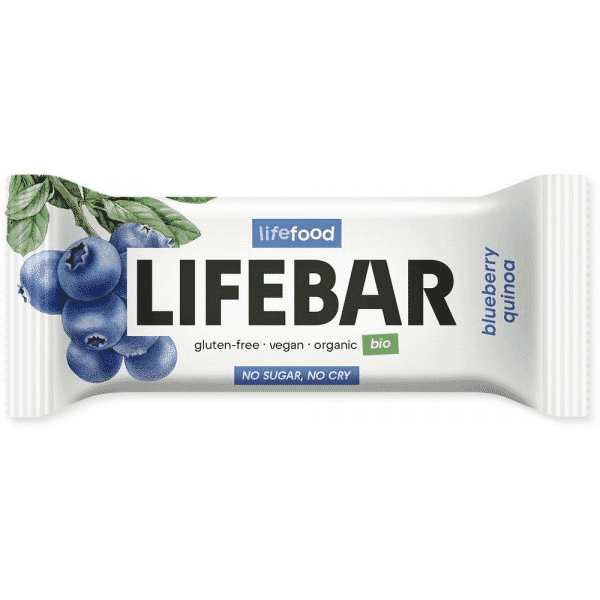 Lifefood Lifebar Blueberry Quinoa 40g SINGLE