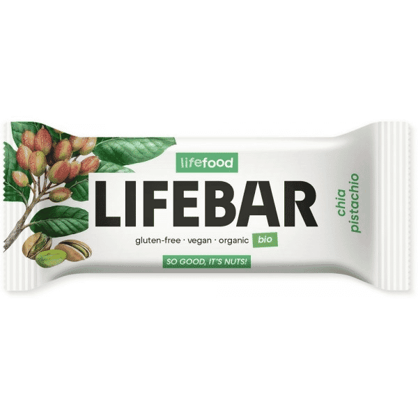 Lifefood Lifebar Chia Pistachio 40g SINGLE