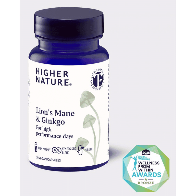Higher Nature Lion's Mane & Ginkgo 30s