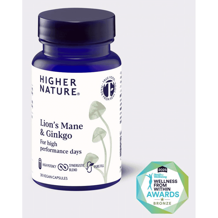 Higher Nature Lion's Mane & Ginkgo 30s