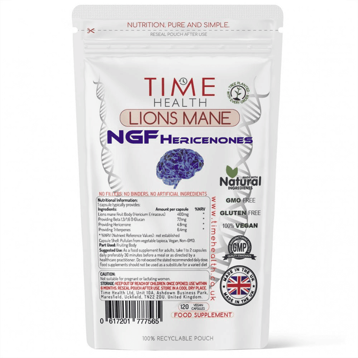 Time Health Lion's Mane NGF 120s