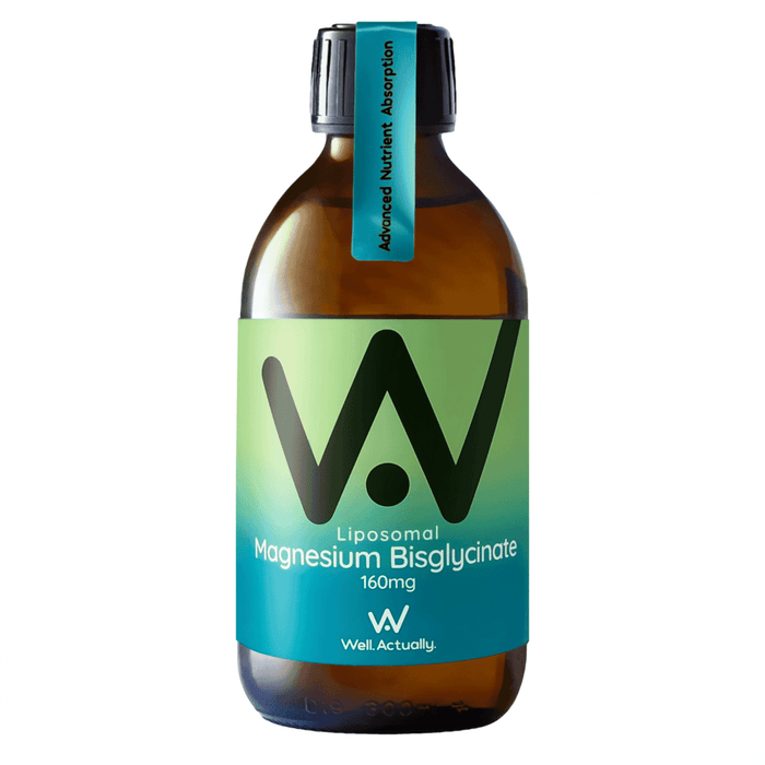 Well.Actually. Liposomal Magnesium Bisglycinate 160mg Lime & Blackberry Flavour 250ml