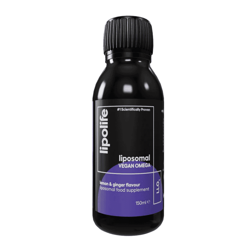 Lipolife Liposomal Vegan Omega Lemon & Ginger Flavour 150ml