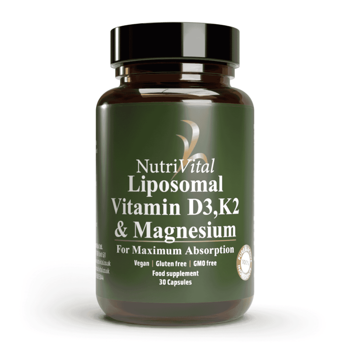 Nutrivital Liposomal Vitamin D3, K2 & Magnesium 30s