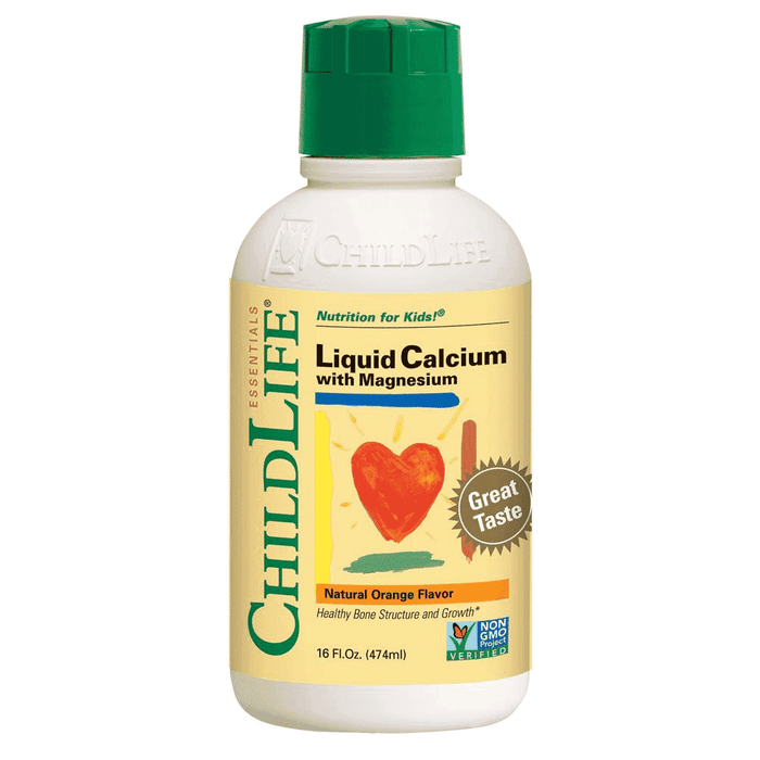 ChildLife Essential Liquid Calcium with Magnesium Natural Orange Flavour 474ml