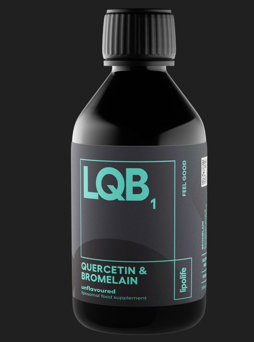 Lipolife LQB1 Quercetin & Bromelain 240ml (Liposomal) - Dennis the Chemist