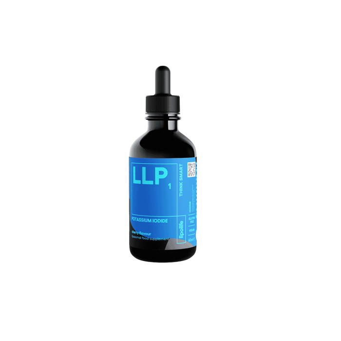 Lipolife LLP1 Potassium Iodide Cherry Flavour 60ml (Liposomal)