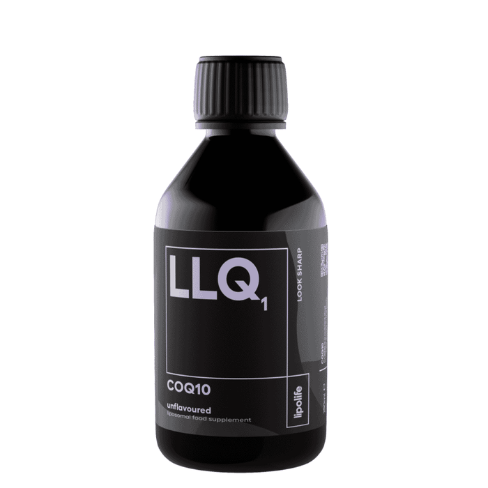 Lipolife LLQ1 CoQ10 Unflavoured 240ml (Liposomal)