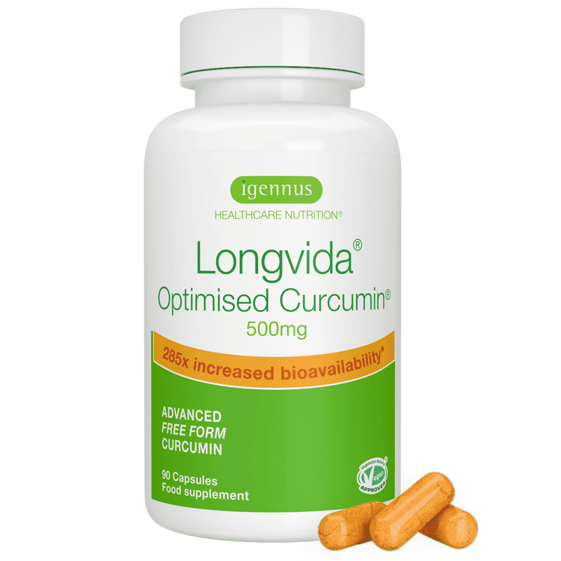Igennus Longvida Optimised Curcumin 500mg 90s