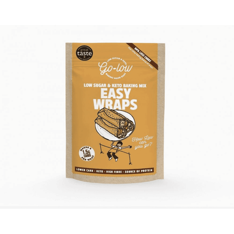 Go-Low Low Sugar & Keto Baking Mix Easy Wraps 166g
