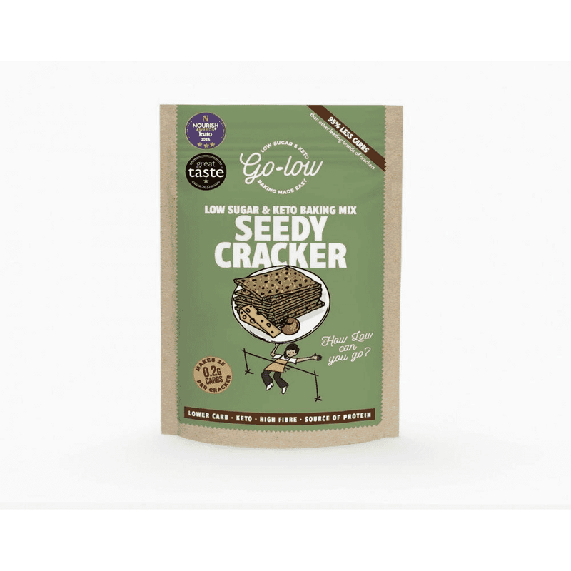 Go-Low Low Sugar & Keto Baking Mix Seedy Cracker 169g