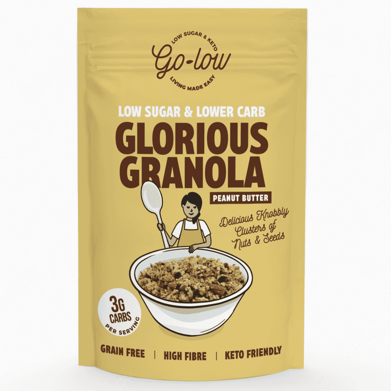 Go-Low Low Sugar & Lower Carb Glorious Granola Peanut Butter