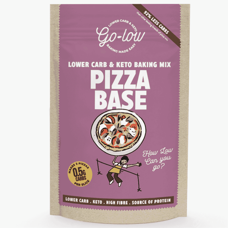 Go-Low Lower Carb & Keto Baking Mix Pizza Base 148g