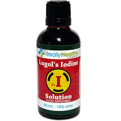 The Really Healthy Company Lugols Iodine 15% with Dropper 50ml