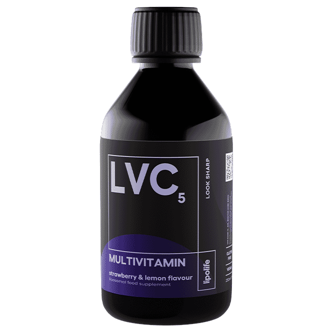 Lipolife LVC5 Multivitamin Strawberry & Lemon Flavour 240ml (Liposomal)