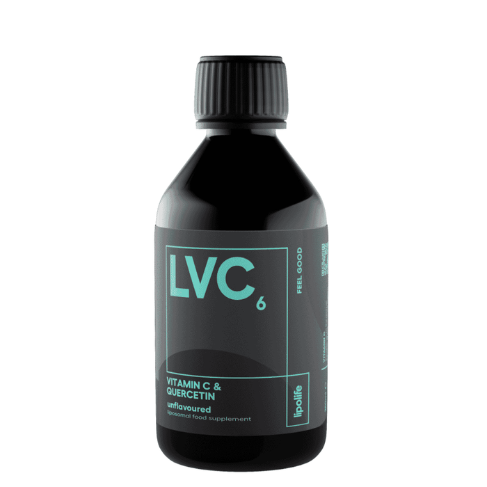 Lipolife LVC6 Vitamin C & Quercetin Unflavoured 240ml (Liposomal)