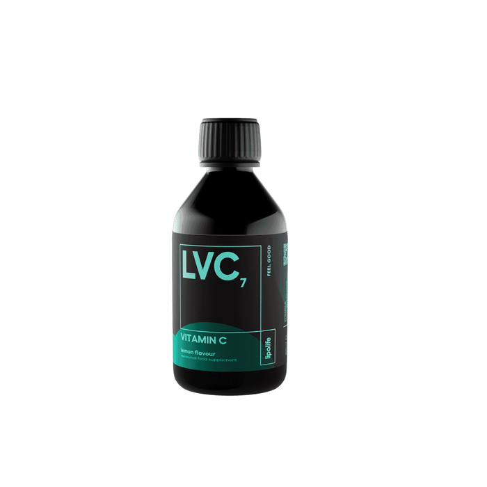 Lipolife LVC7 Vitamin C Lemon Flavour 240ml (Liposomal)