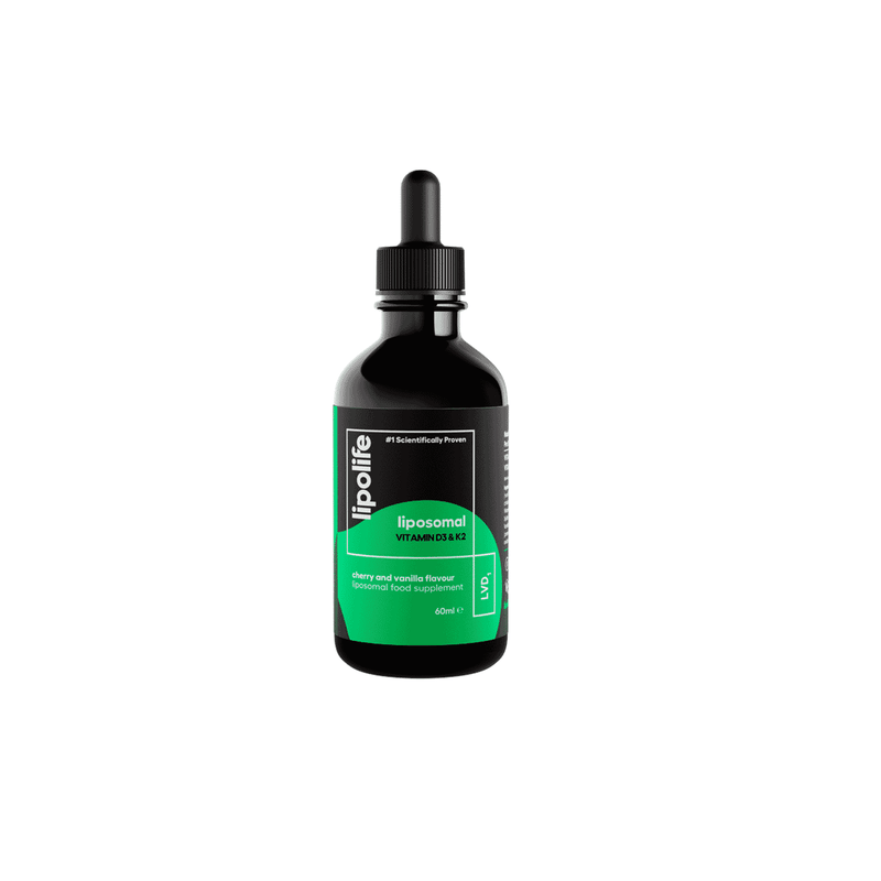 Lipolife LVD1 Liposomal Vitamin D3 & K2 Cherry & Vanilla Flavour 60ml