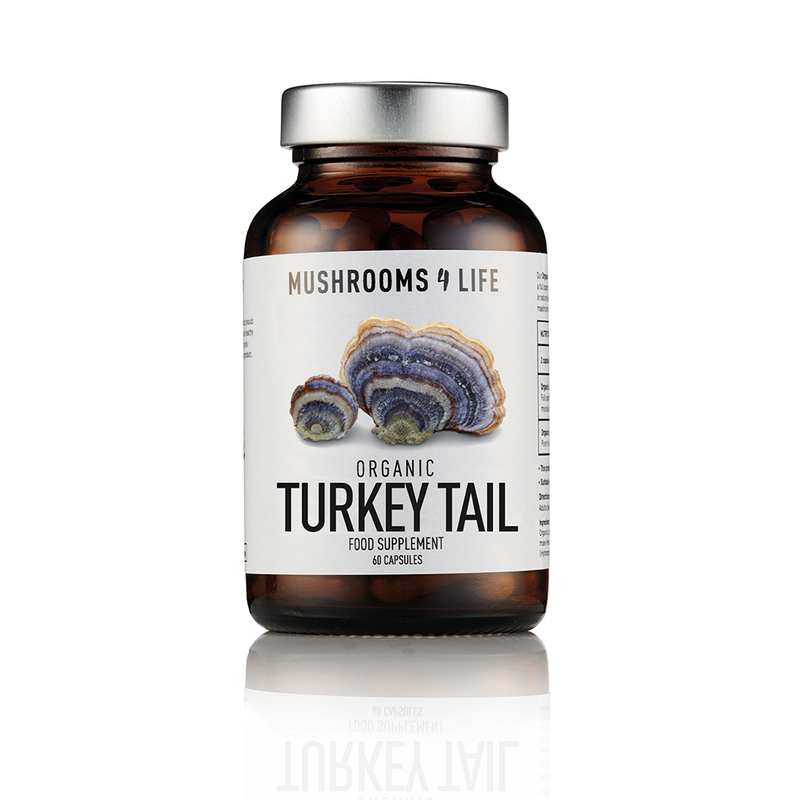 Mushrooms For Life Organic Turkey Tail 60's - Dennis the Chemist