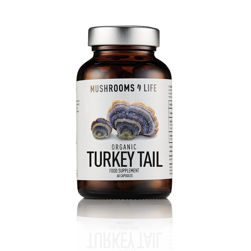 Mushrooms For Life Organic Turkey Tail 60's - Dennis the Chemist