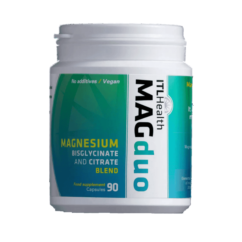 ITL Health MAGduo Magnesium Bisglycinate & Citrate Blend 90s