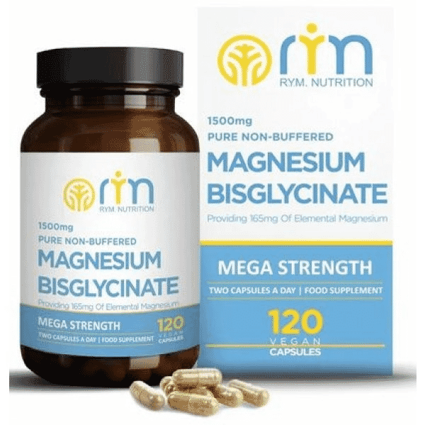 RYM Nutrition Magnesium Bisglycinate 120s