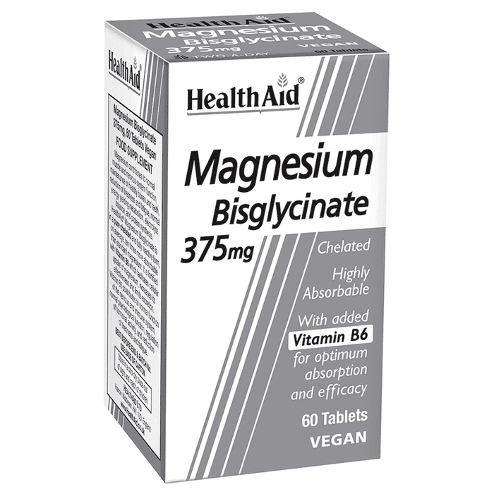 Health Aid Magnesium Bisglycinate 375mg 60s