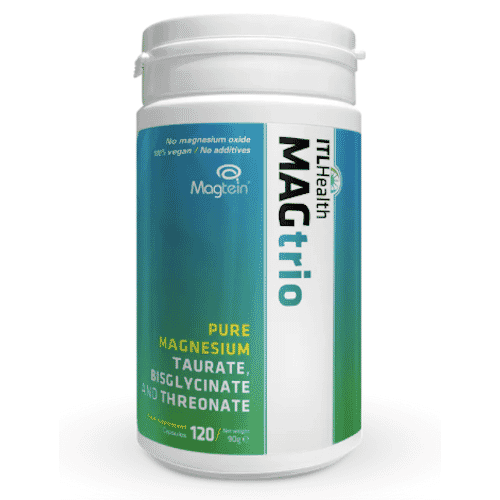 ITL Health MAGtrio Pure Magnesium Taurate, Bisglycinate and Threonate 120s