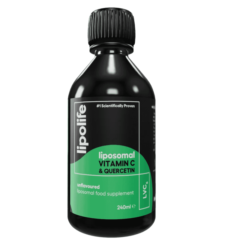 Lipolife LVC6 Vitamin C and Quercetin Unflavoured Liposomal Liquid Supplement 240ml