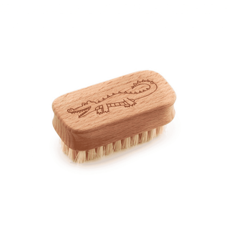ecoLiving Kids Natural Vegan Nail Brush Crocodile