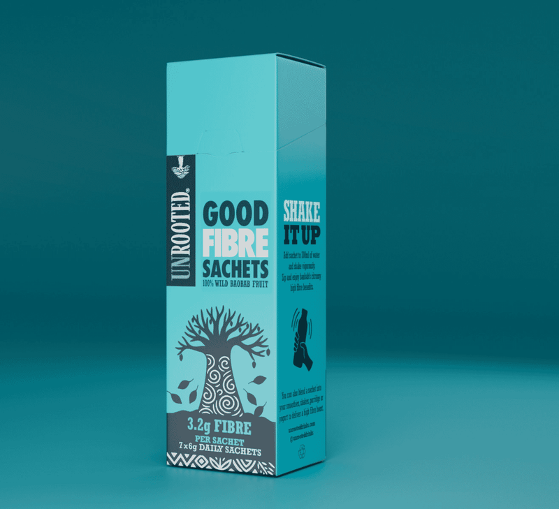 Unrooted Good Fibre Baobab Fruit Powder 7x6g Sachets