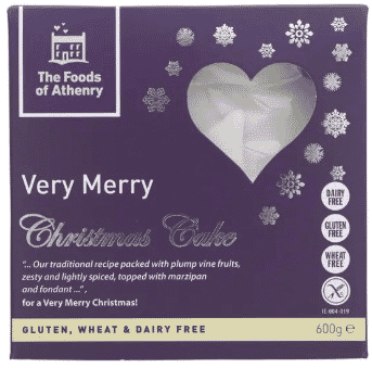 The Foods Of Athenry Very Merry Christmas Cake Gluten Free 600g