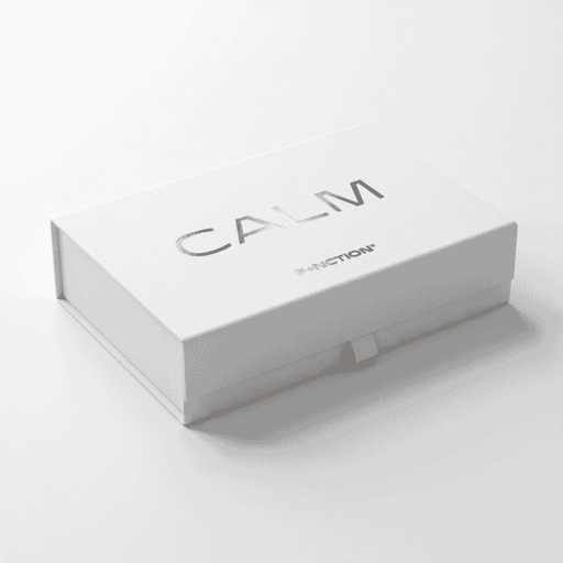 Calm 15-day vitamin and supplement sachet box with individual packets, designed for daily wellness and relaxation support.
